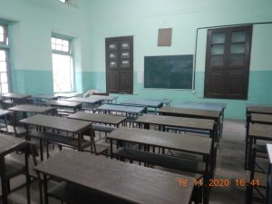 Photos of classrooms and seminar halls