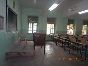 Photos of classrooms and seminar halls