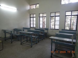 Photos of classrooms and seminar halls